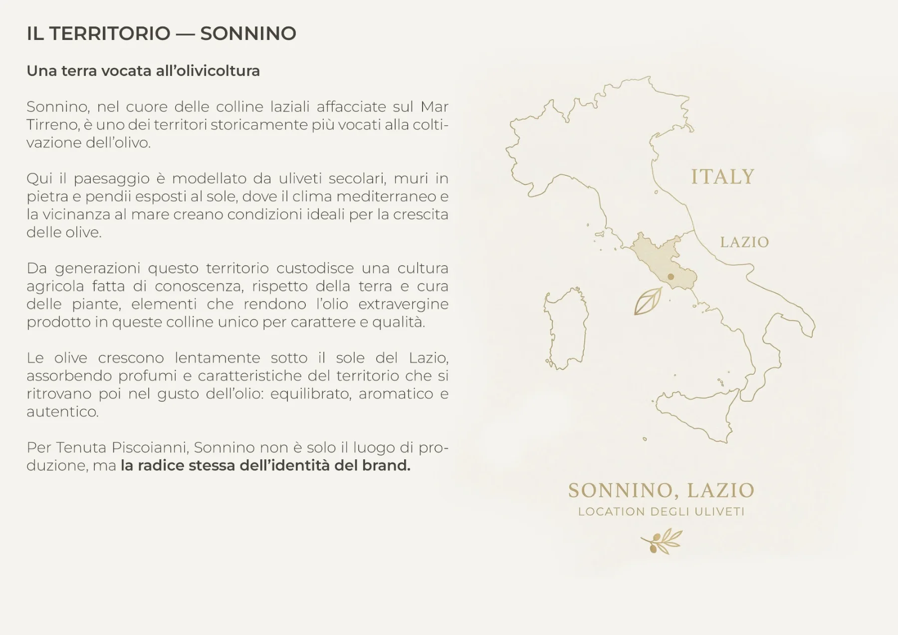 Tenuta Piscoianni — Il territorio