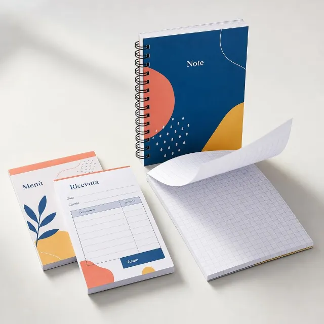 Block notes e quaderni personalizzati