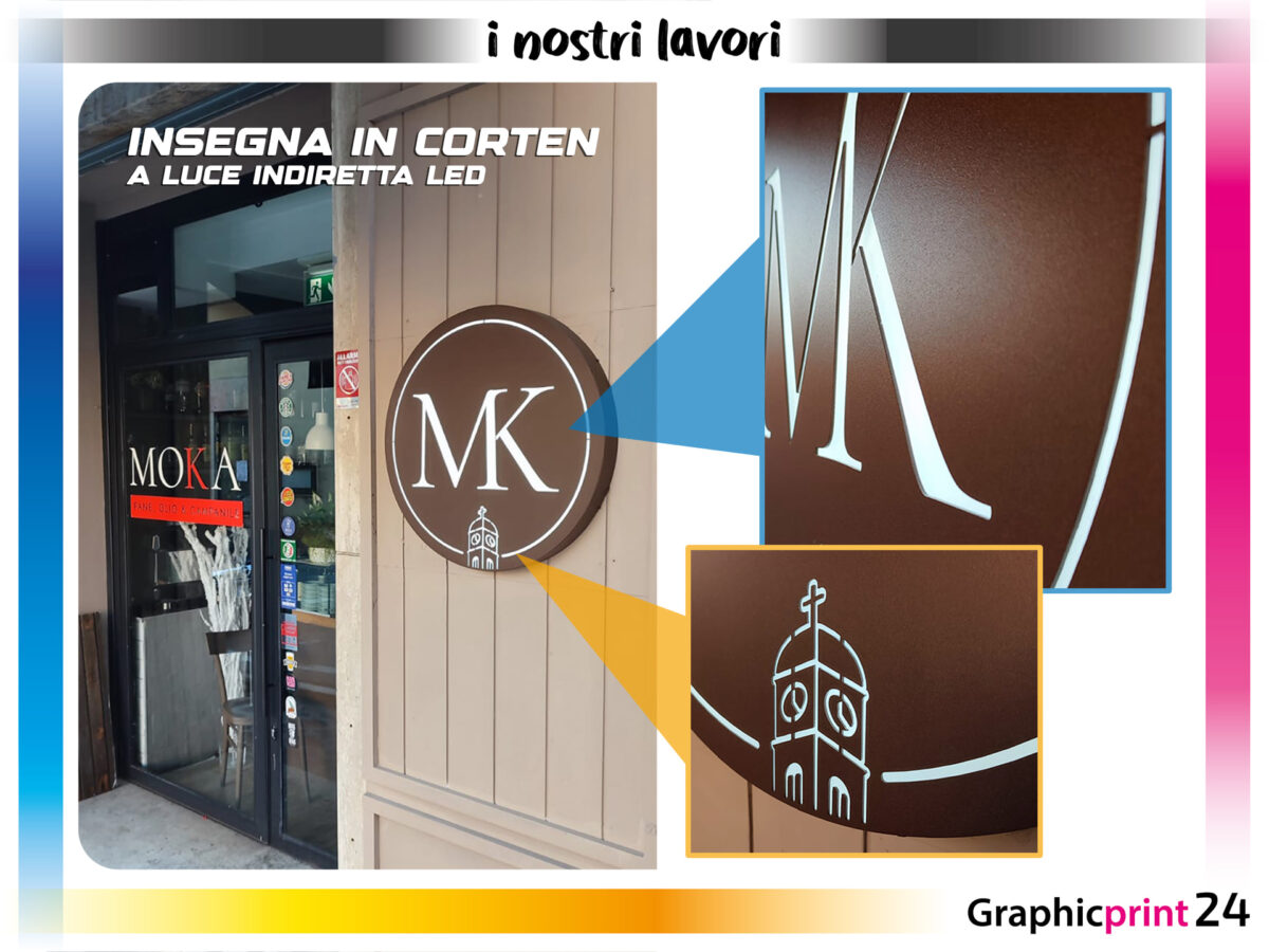 L’eccellenza Artigianale incontra l’Innovazione Moderna: La Nuova Insegna Luminosa del MOKA a Frosinone ✨